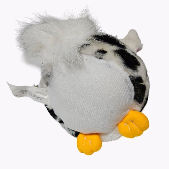 Vintage 90s Nanco Furby Snow Leopard 7 inch Plush Hypnotic Eyes Stuffed Animal - Picture 6 of 8